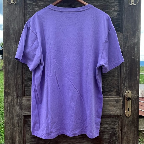 Polo by Ralph Lauren Round Neck Short Sleeve Top, Purple |M - Picture 5 of 10